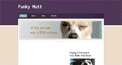 Desktop Screenshot of funkymutt.com